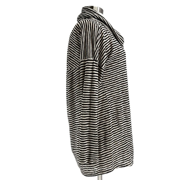 ANTHROPOLOGIE SUNDAY IN BROOKLYN Striped Knit Cowl Neck M - Picture 4 of 8